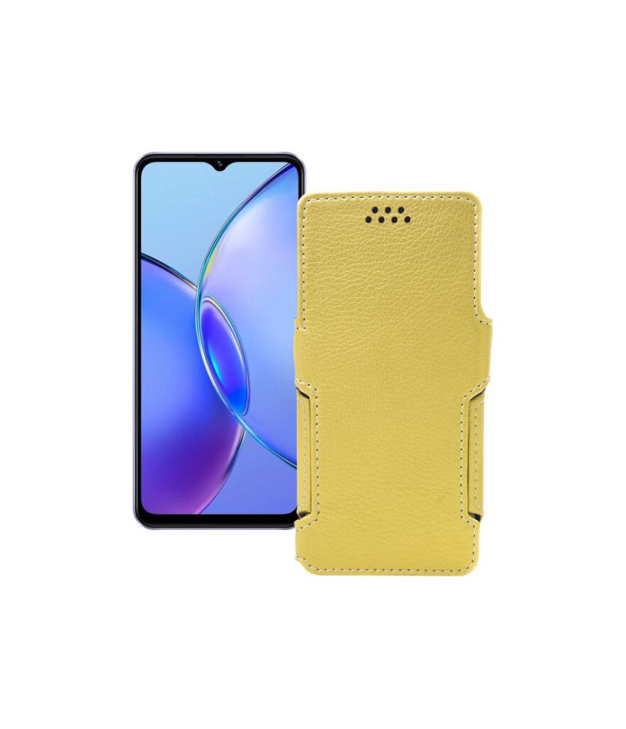 Чохол-книжка з екошкіри для телефону Vivo Y17s