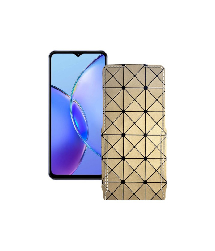 Чохол-флип з екошкіри для телефону Vivo Y17s