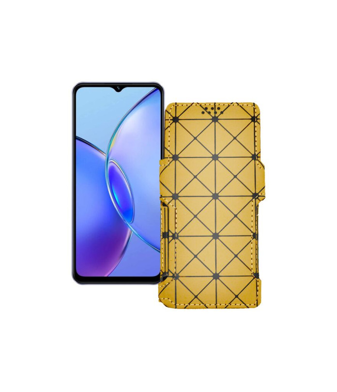 Чохол-книжка з екошкіри для телефону Vivo Y17s