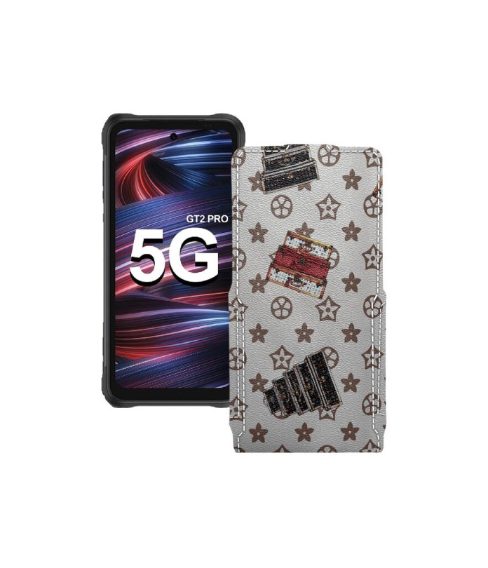 Чохол-флип з екошкіри для телефону UMiDIGI Bison GT 2 Pro 5G