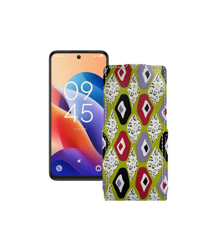 Чохол-флип з екошкіри для телефону TCL 60 SE