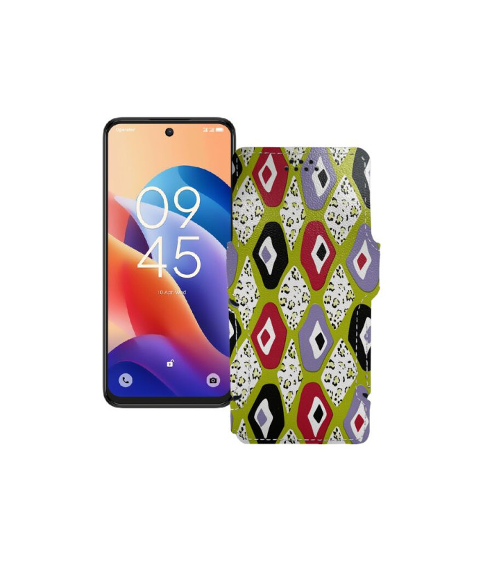 Чохол-книжка з екошкіри для телефону TCL 60 SE