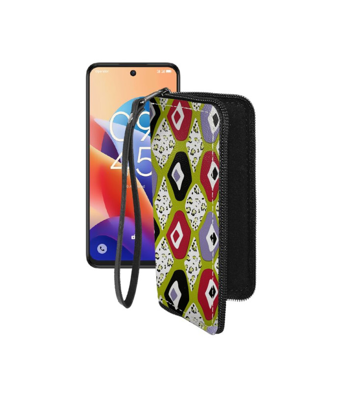 Чохол-гаманець з екошкіри для телефону TCL 60 SE