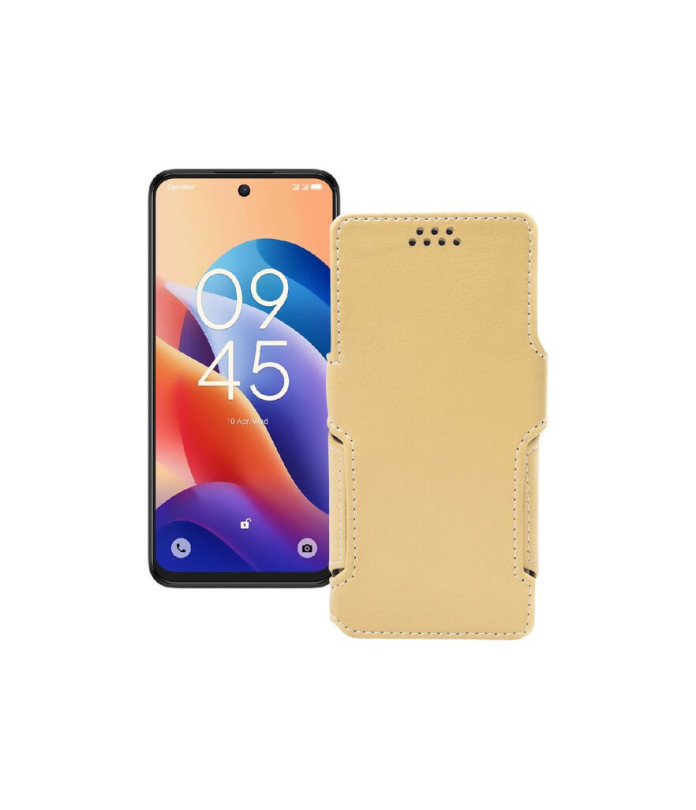 Чохол-книжка з екошкіри для телефону TCL 60 SE