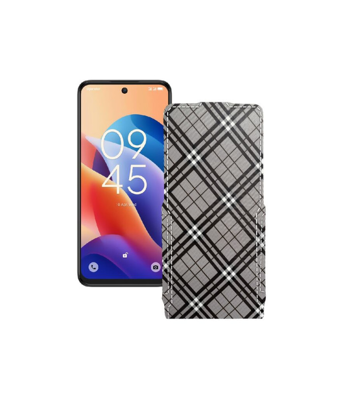 Чохол-флип з екошкіри для телефону TCL 60 SE