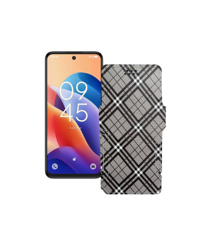 Чохол-книжка з екошкіри для телефону TCL 60 SE