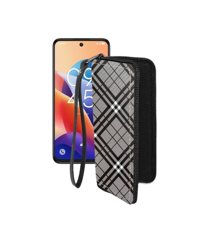 Чохол-гаманець з екошкіри для телефону TCL 60 SE