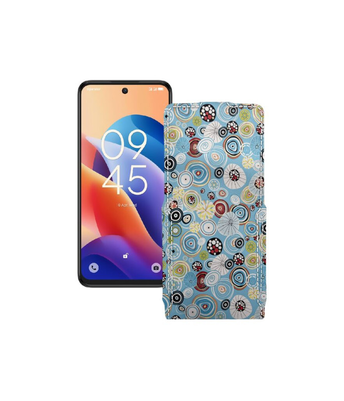 Чохол-флип з екошкіри для телефону TCL 60 SE