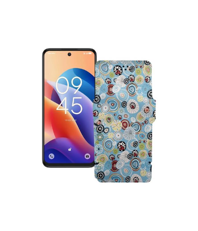 Чохол-книжка з екошкіри для телефону TCL 60 SE