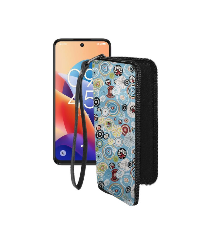 Чохол-гаманець з екошкіри для телефону TCL 60 SE