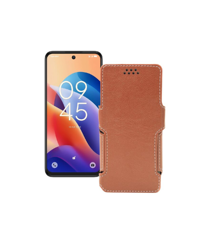 Чохол-книжка з екошкіри для телефону TCL 60 SE