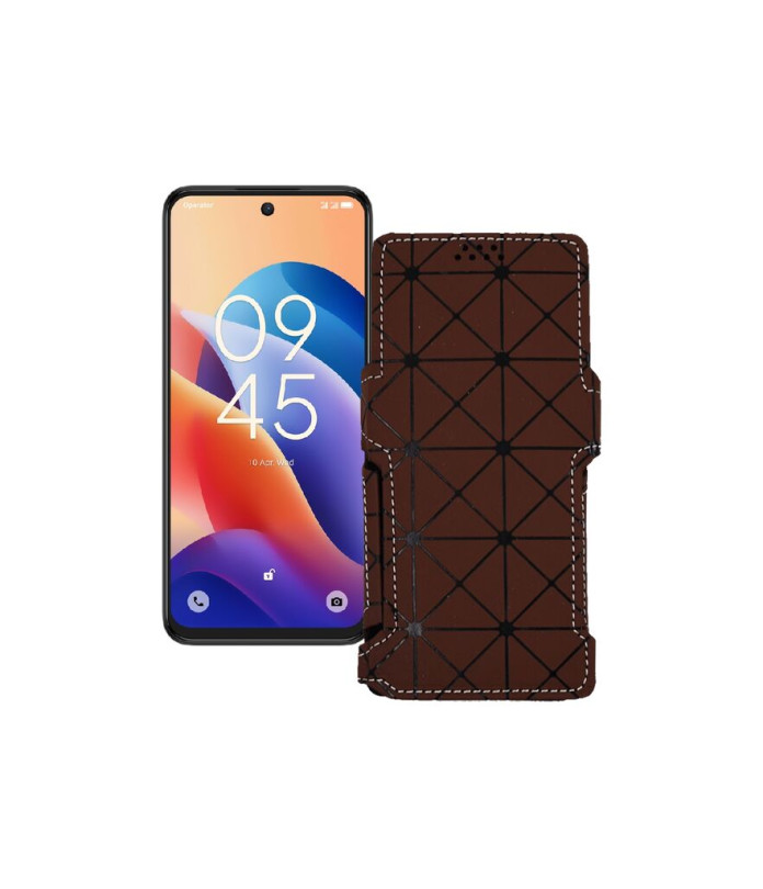 Чохол-книжка з екошкіри для телефону TCL 60 SE