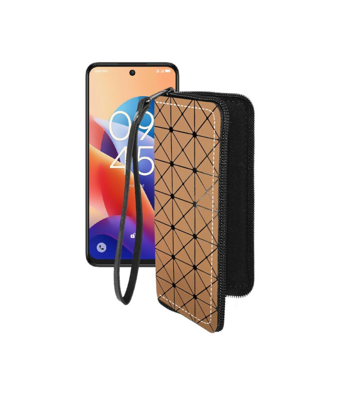 Чохол-гаманець з екошкіри для телефону TCL 60 SE