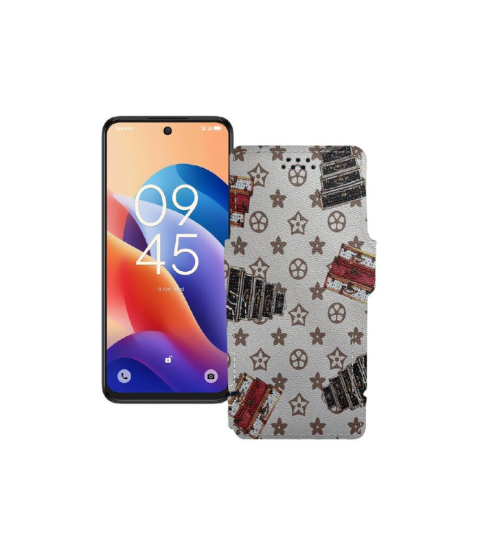 Чохол-книжка з екошкіри для телефону TCL 60 SE