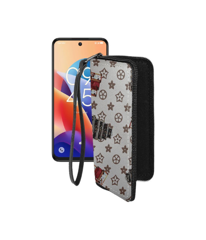 Чохол-гаманець з екошкіри для телефону TCL 60 SE