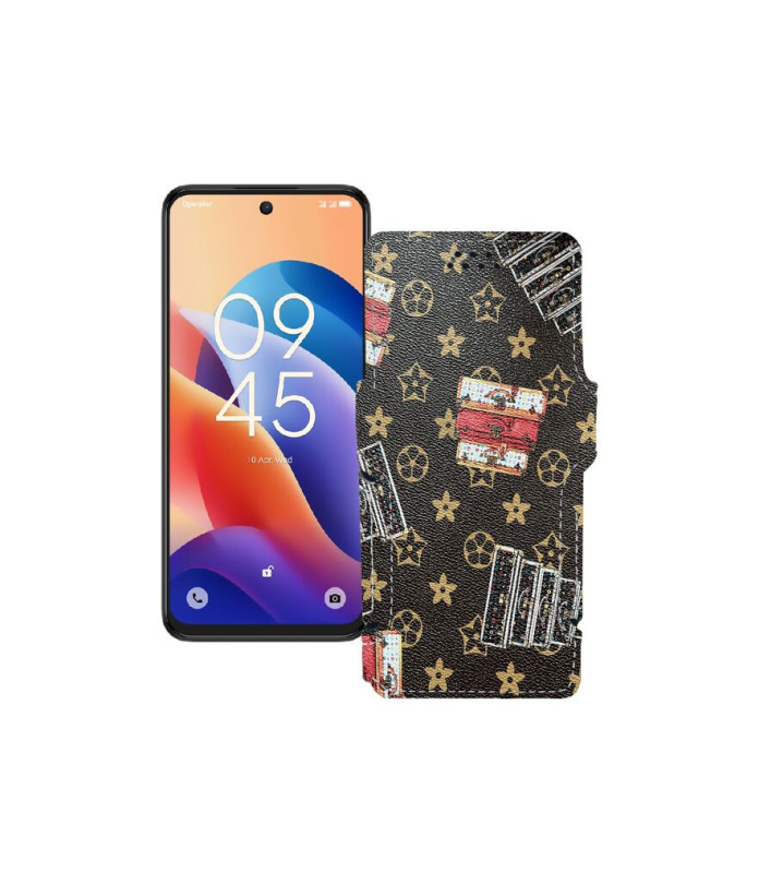 Чохол-книжка з екошкіри для телефону TCL 60 SE