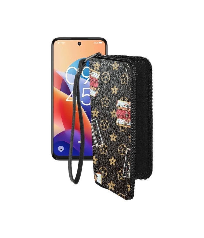Чохол-гаманець з екошкіри для телефону TCL 60 SE