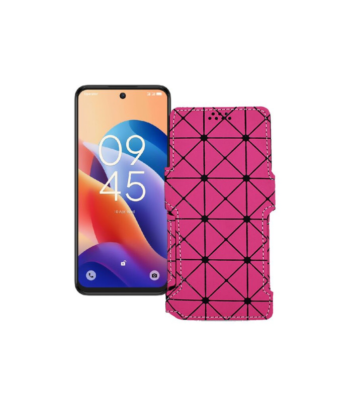 Чохол-книжка з екошкіри для телефону TCL 60 SE