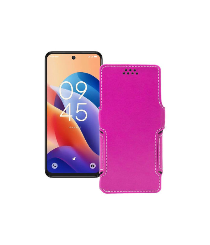 Чохол-книжка з екошкіри для телефону TCL 60 SE