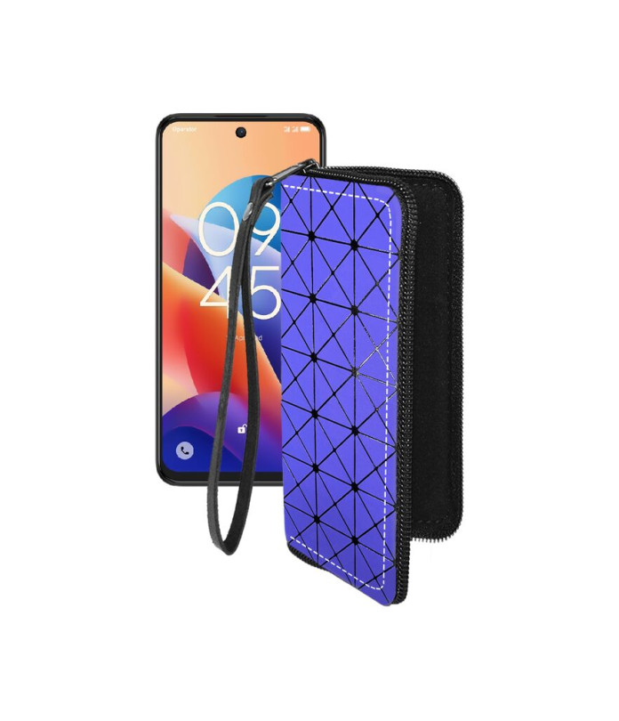 Чохол-гаманець з екошкіри для телефону TCL 60 SE