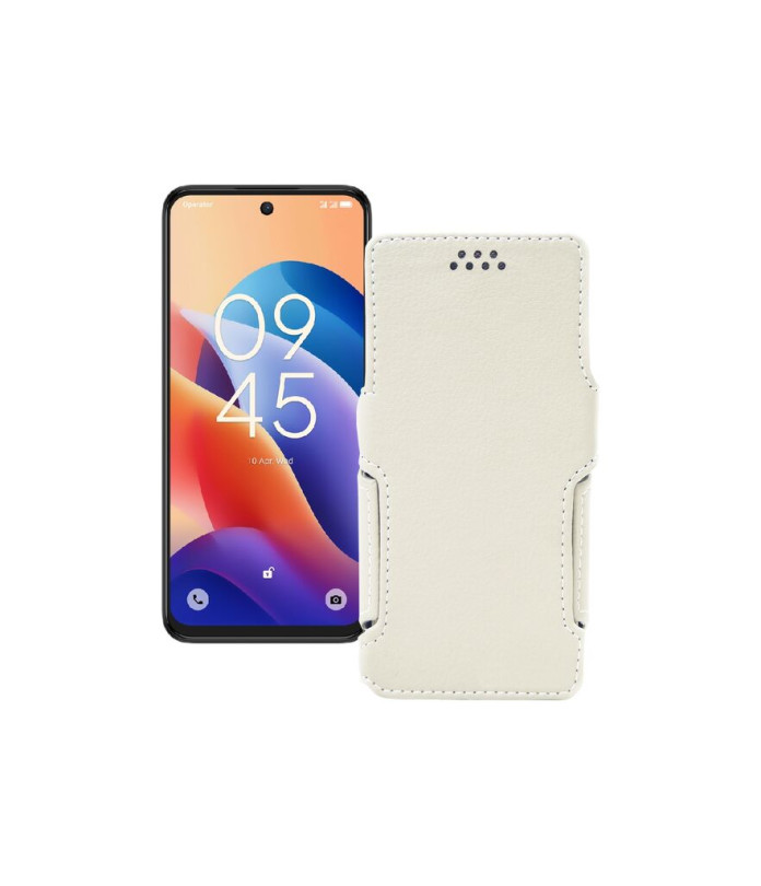 Чохол-книжка з екошкіри для телефону TCL 60 SE