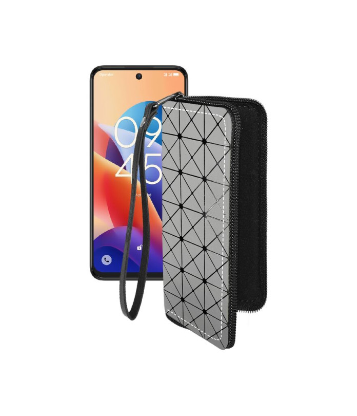 Чохол-гаманець з екошкіри для телефону TCL 60 SE