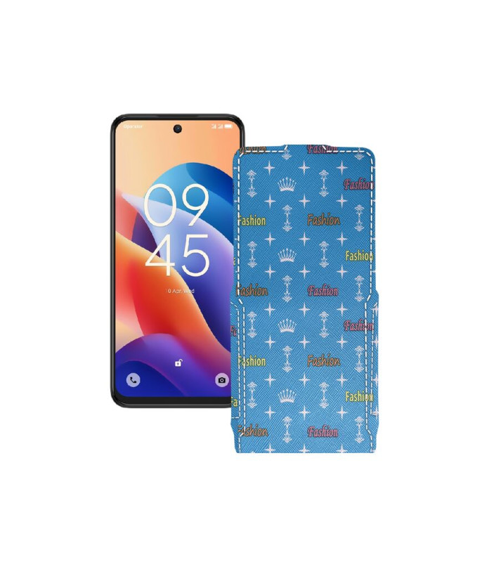 Чохол-флип з екошкіри для телефону TCL 60 SE