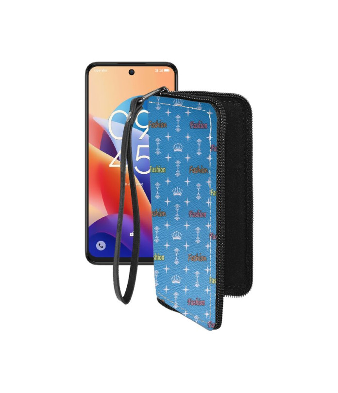 Чохол-гаманець з екошкіри для телефону TCL 60 SE