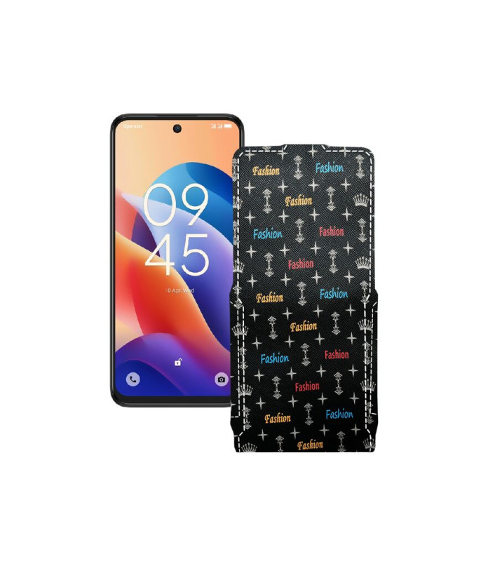 Чохол-флип з екошкіри для телефону TCL 60 SE