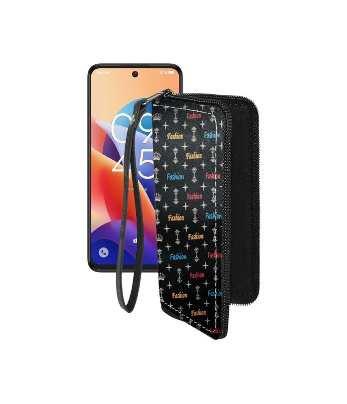 Чохол-гаманець з екошкіри для телефону TCL 60 SE