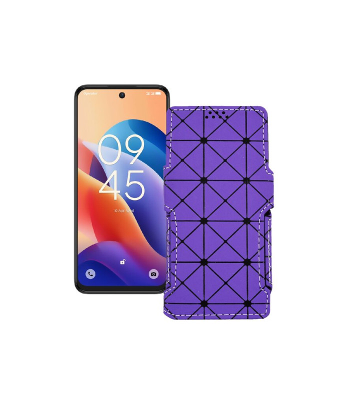 Чохол-книжка з екошкіри для телефону TCL 60 SE