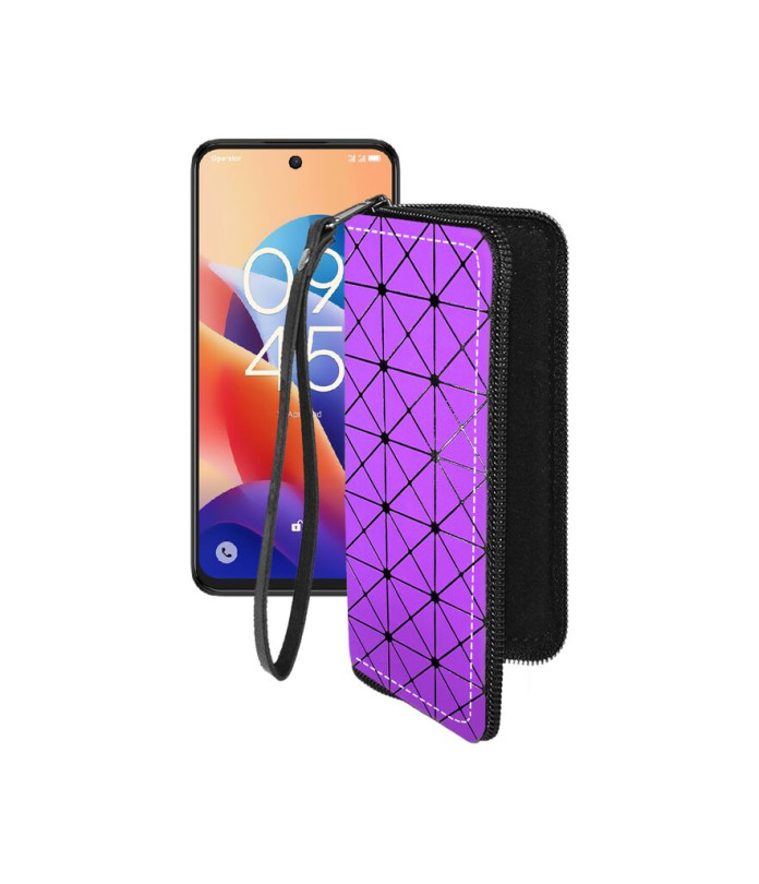 Чохол-гаманець з екошкіри для телефону TCL 60 SE