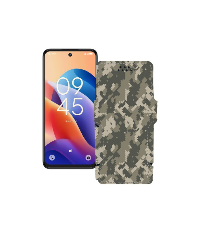 Чохол-книжка з екошкіри для телефону TCL 60 SE