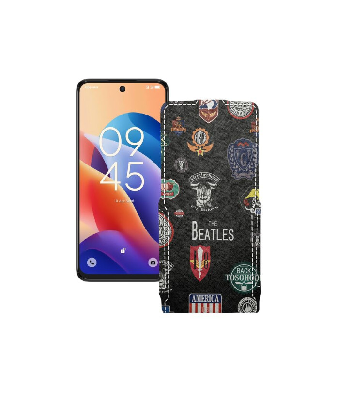 Чохол-флип з екошкіри для телефону TCL 60 SE