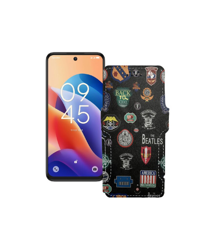 Чохол-книжка з екошкіри для телефону TCL 60 SE