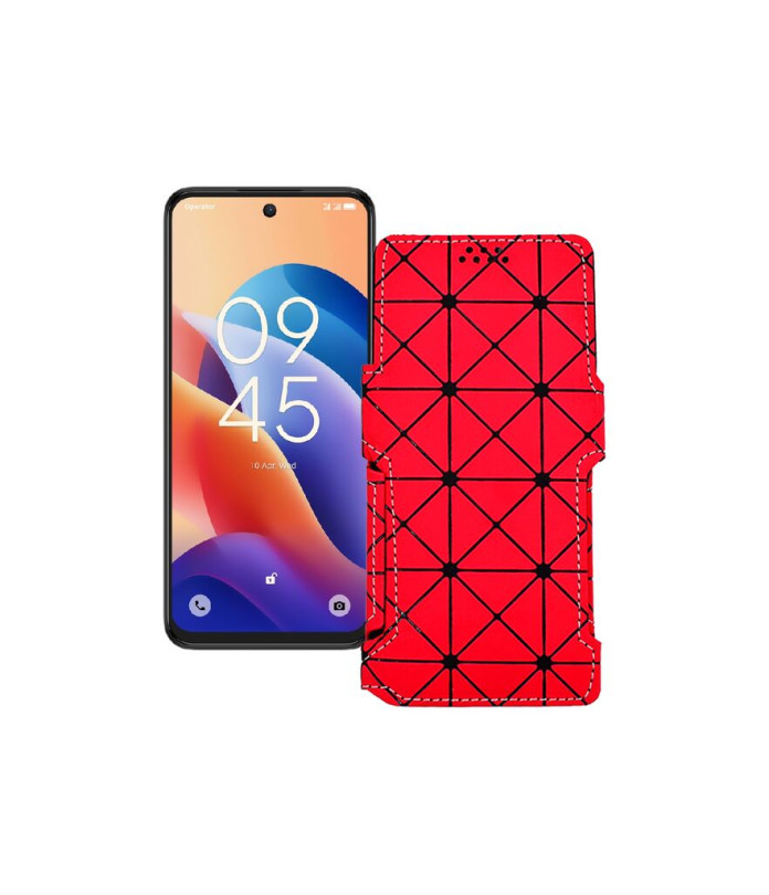 Чохол-книжка з екошкіри для телефону TCL 60 SE