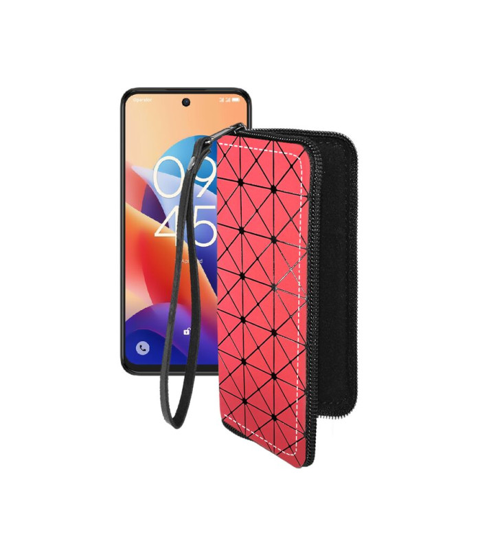 Чохол-гаманець з екошкіри для телефону TCL 60 SE