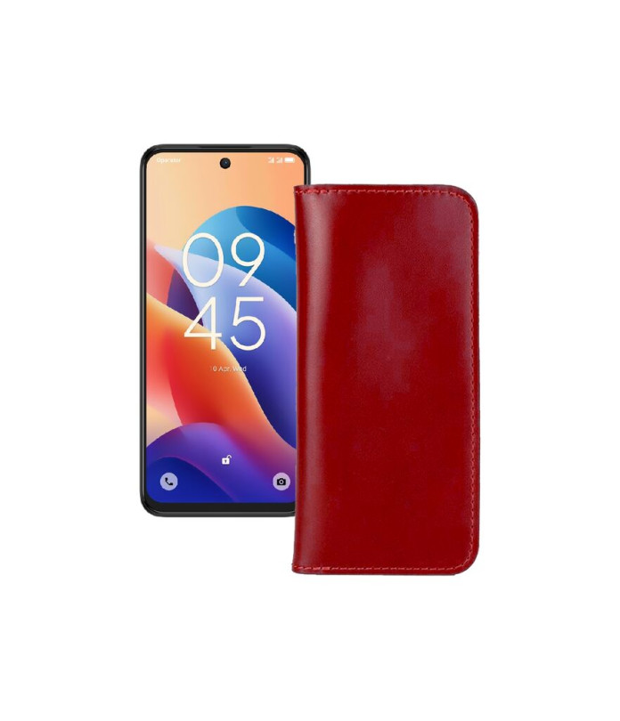 Портмоне з шкіри для телефону TCL 60 SE