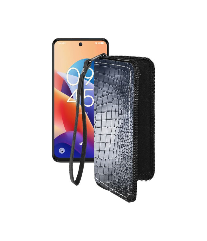 Чохол-гаманець з екошкіри для телефону TCL 60 SE