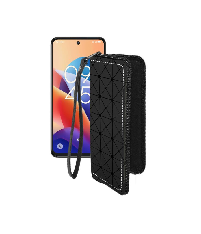 Чохол-гаманець з екошкіри для телефону TCL 60 SE