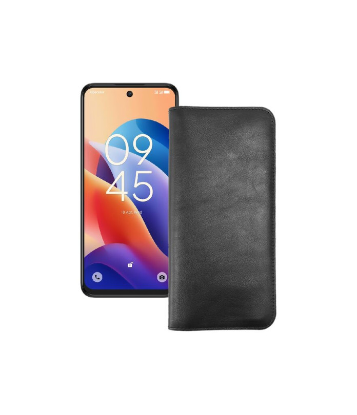 Портмоне з шкіри для телефону TCL 60 SE