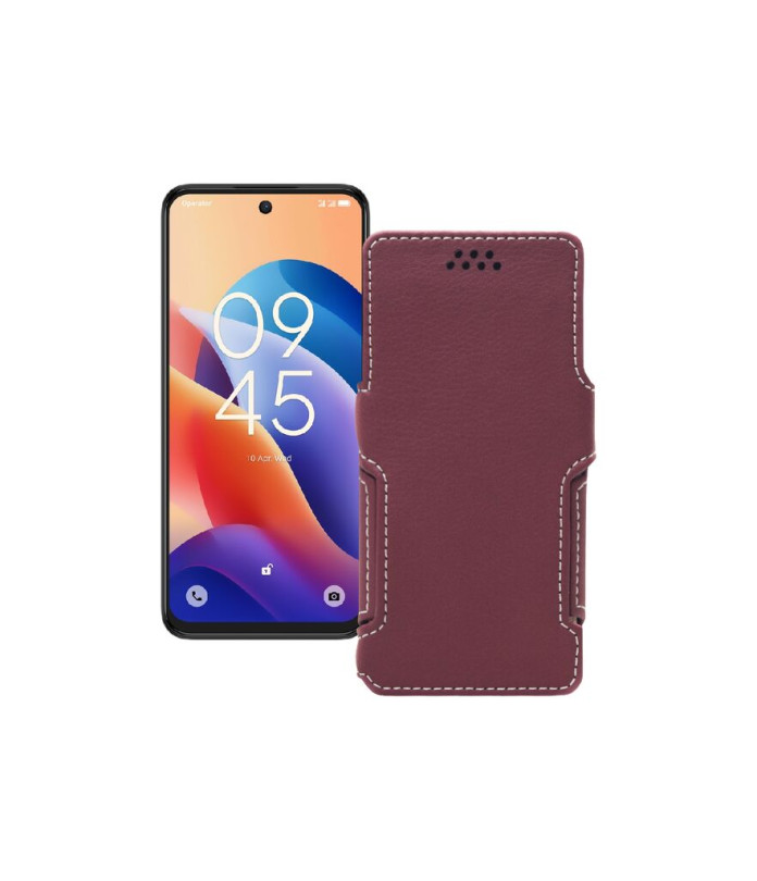 Чохол-книжка з екошкіри для телефону TCL 60 SE