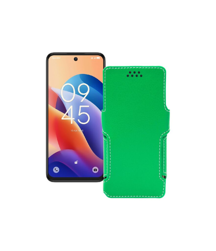 Чохол-книжка з екошкіри для телефону TCL 60 SE