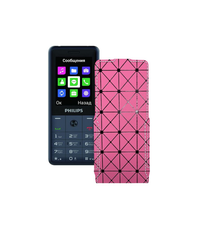 Чохол-флип з екошкіри для телефону Philips Xenium E169