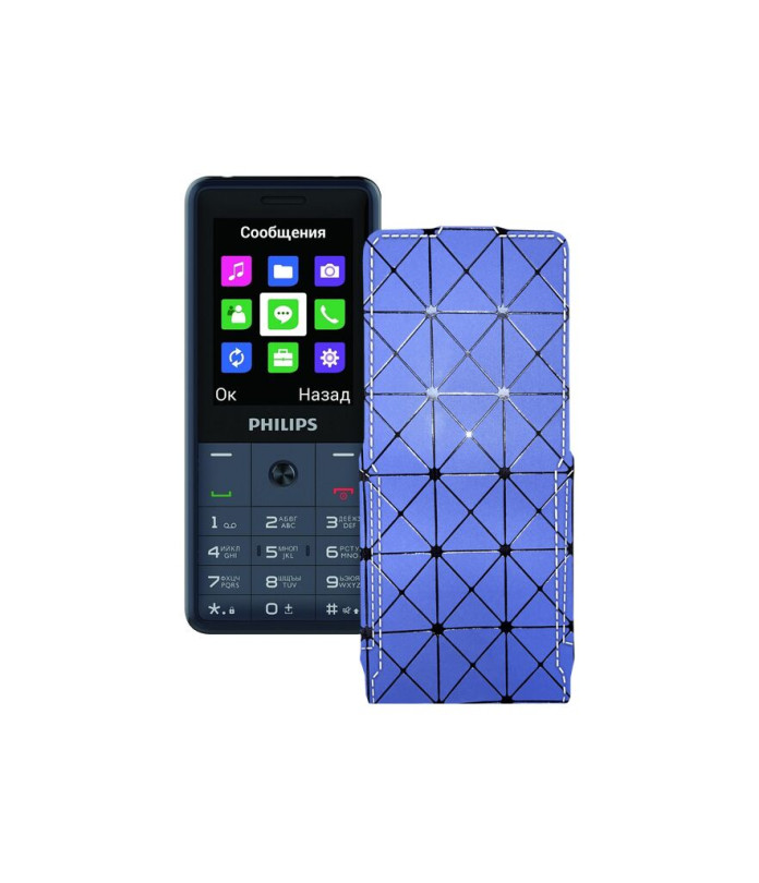 Чохол-флип з екошкіри для телефону Philips Xenium E169