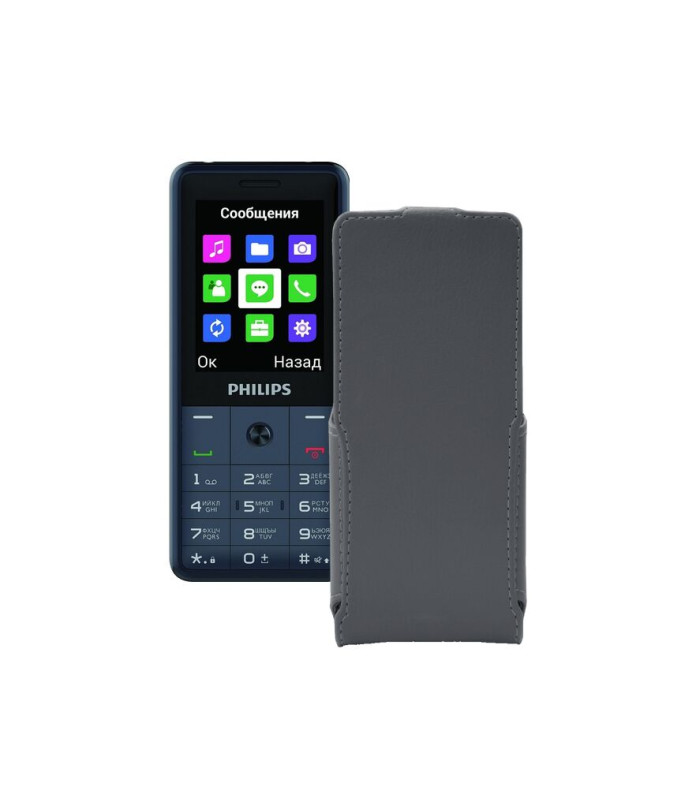 Чохол-флип з екошкіри для телефону Philips Xenium E169