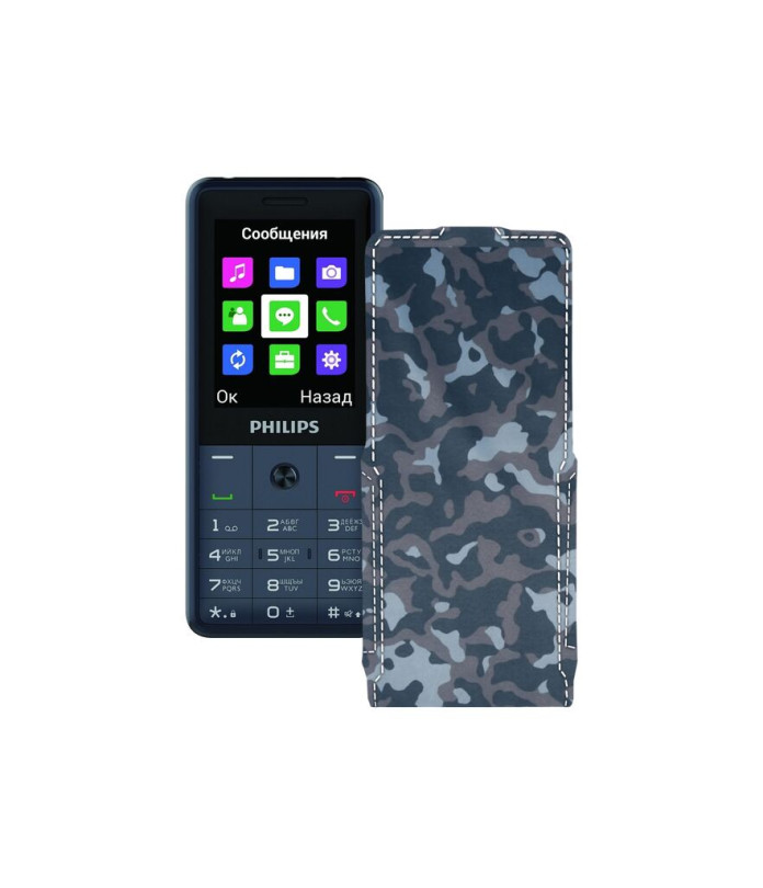 Чохол-флип з екошкіри для телефону Philips Xenium E169