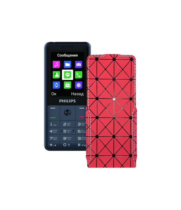 Чохол-флип з екошкіри для телефону Philips Xenium E169