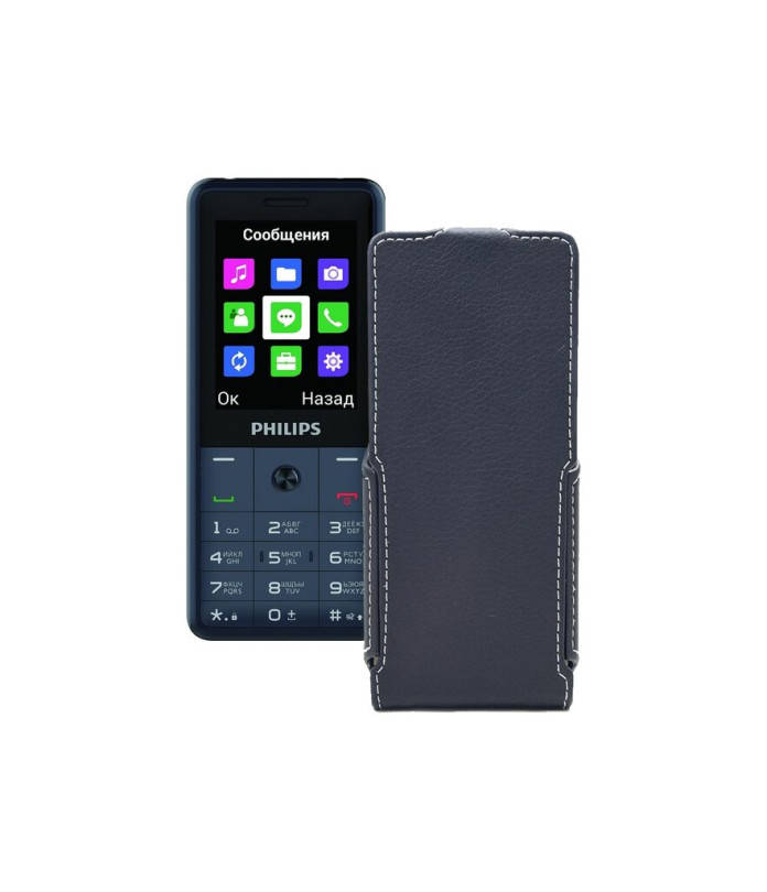 Чохол-флип з екошкіри для телефону Philips Xenium E169