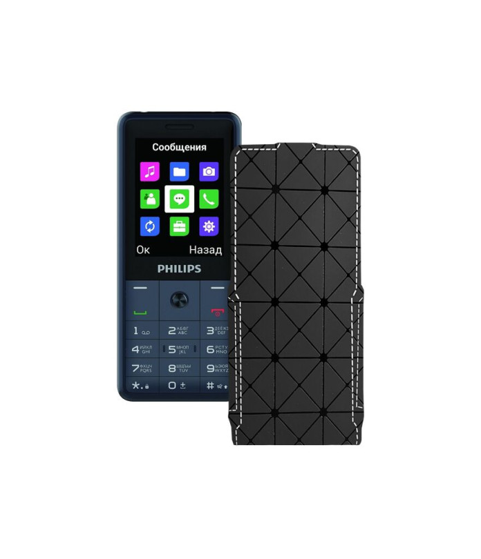 Чохол-флип з екошкіри для телефону Philips Xenium E169